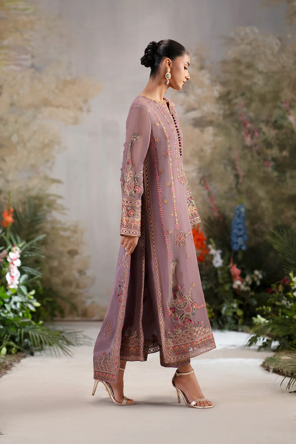3-Piece-Embroiderd-Chiffon ONANIA - FWU5698 - Image 4