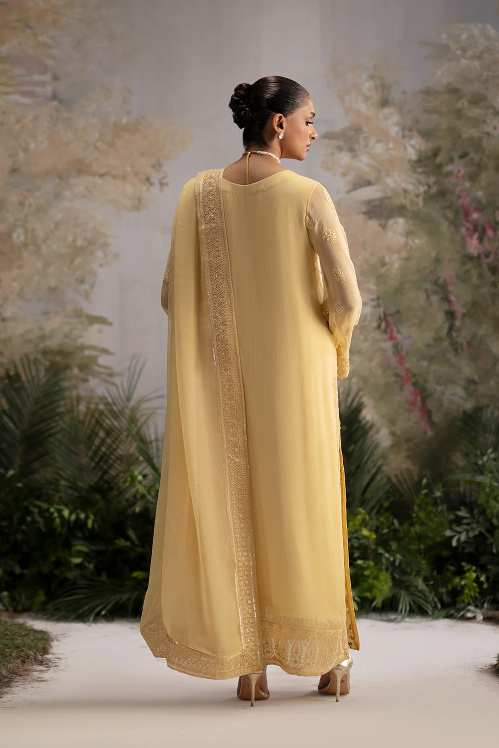 3-Piece-Embroiderd-Chiffon ONELIA - FWU5699 - Image 5